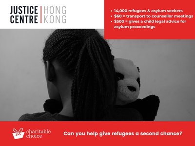 Justice Centre Hong Kong - compassion for displaced persons